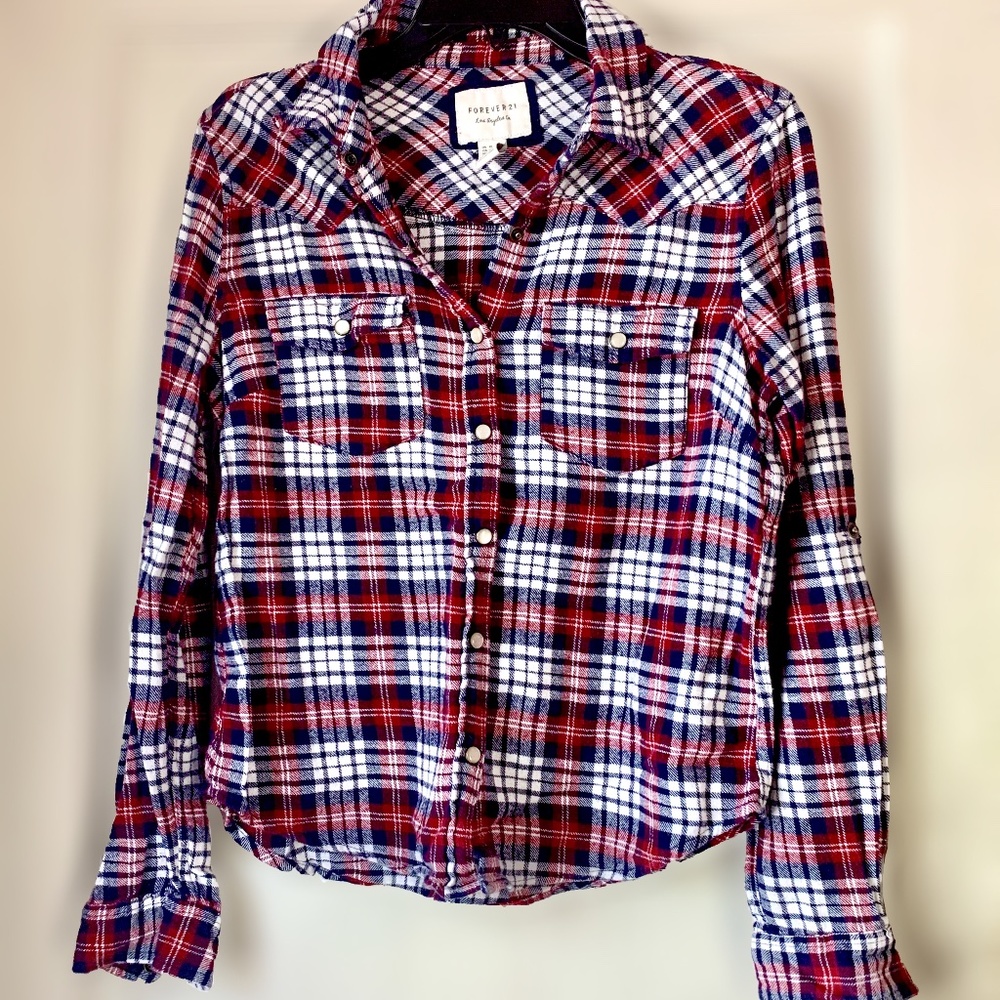 Plaid flannel shirt